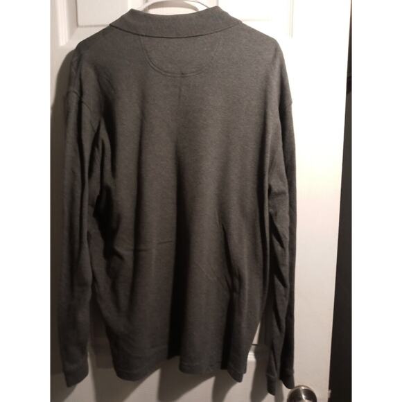 izod Grey Argon Long Sleeved Sweater. Size: Large. 100% Cotton - Picture 3 of 4